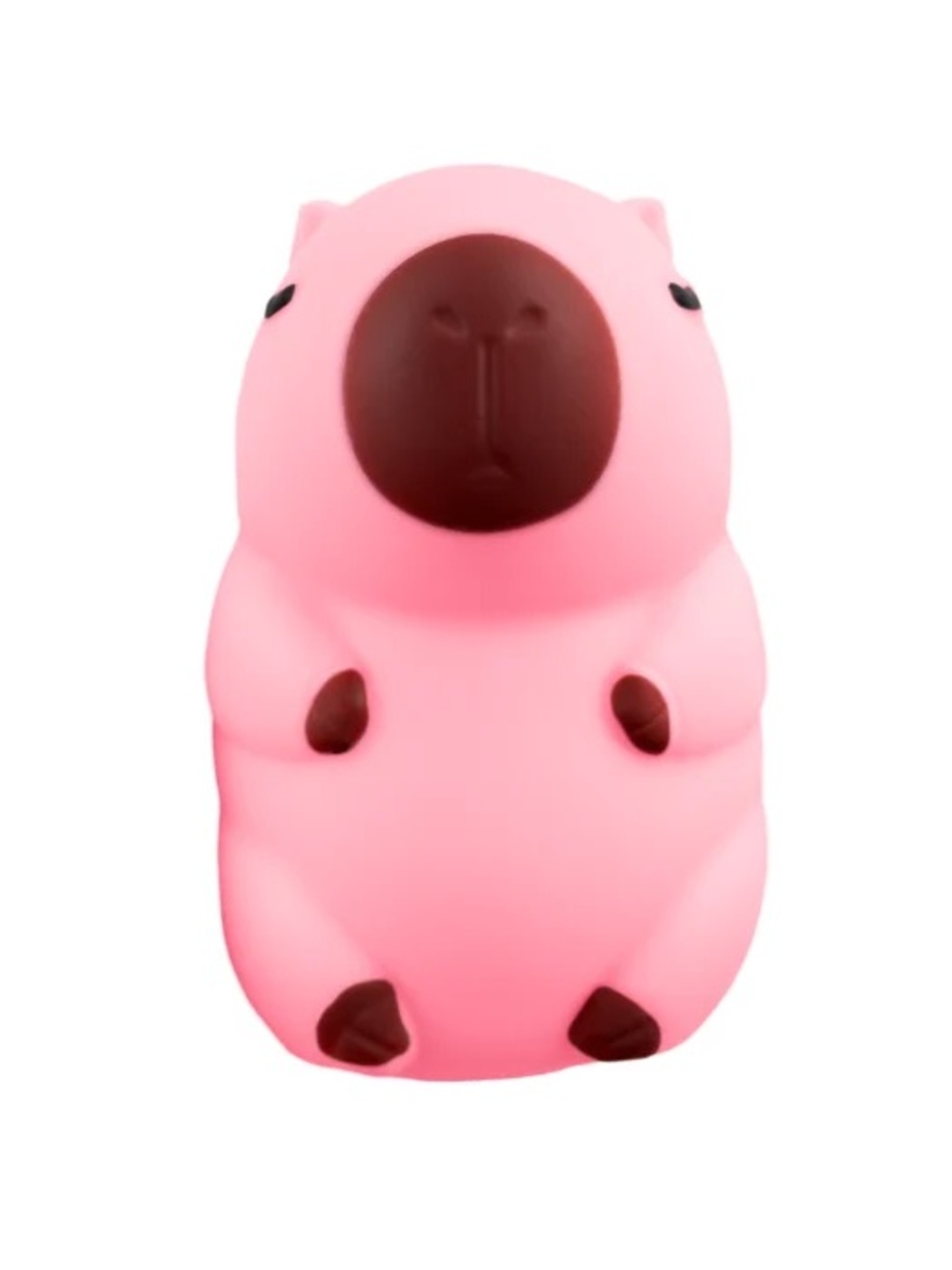 Chubby Capybara Squishy Toy in Pink